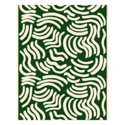 Marimekko Hyräily Stoff, Beschichtet, Grün - Baumwolle