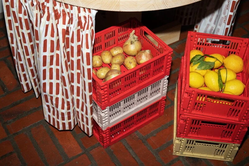 Artek Siena Baumwollstoff, 150 X 300 Cm, Ziegelrot – Sandbeige 4 Artek Siena Baumwollstoff, 150 X 300 Cm, Ziegelrot – Sandbeige – Bild 4