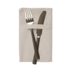 The Organic Company Dinner Serviette, 4 Stück, Stein -Heimstil Angebote Store 1134 202 Dinner Napkins Stone Props