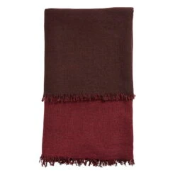 Woud Double Überwurf, Indischrot - Kastanienbraun