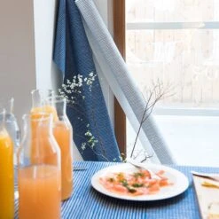 Artek Canvas-Baumwollstoff Rivi, 150 X 300 Cm, Blau – Weiß -Heimstil Angebote Store 2ArtekSS2017 iso HV 1