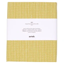 Artek Rivi Baumwollstoff, 150 X 300 Cm, Senfgelb – Weiß