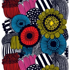 Marimekko Siirtolapuutarha Stoff, Bunt