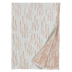 Osmankäämi Tischdecke/Überwurf, 145 x 200 cm, Grau - Zimtbraun