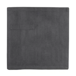 The Organic Company Everyday Stoffserviette, 4 Stück, Dunkelgrau