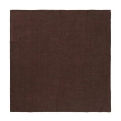 Ferm LIVING Leinenservietten, 2 Stück, Schokoladenbraun