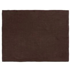 Ferm LIVING Leinentischset, 2 Stück, Schokoladenbraun