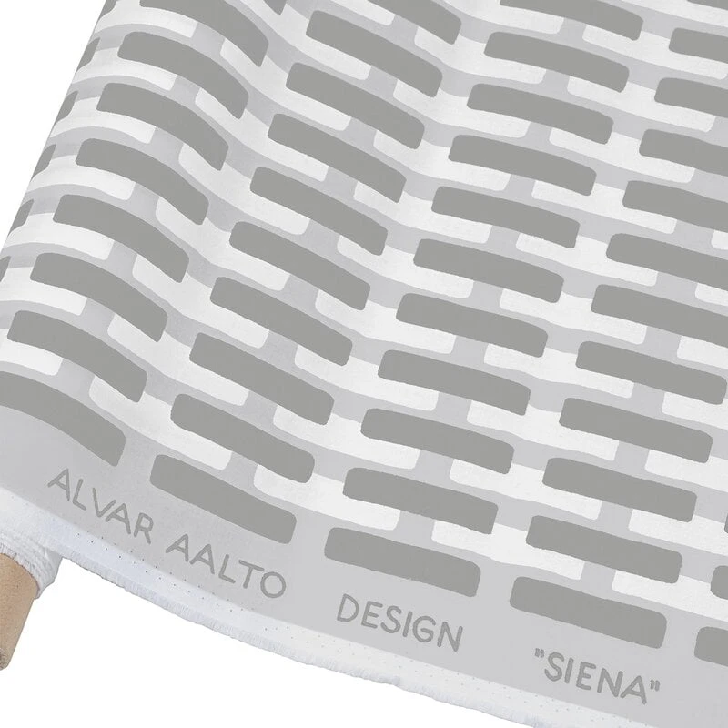 Artek Siena Baumwollstoff, 150 X 300 Cm, Grau – Hellgrau 1 Artek Siena Baumwollstoff, 150 X 300 Cm, Grau – Hellgrau