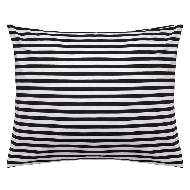 Marimekko Tasaraita Kopfkissenbezug, Schwarz/weiß 2 Marimekko Tasaraita Kopfkissenbezug, Schwarz/weiß – Bild 2