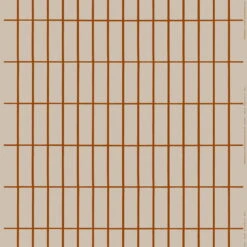 Marimekko Tiiliskivi Leinenstoff, Leinenbeige – Kastanienbraun
