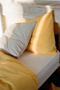Hay Duo Kopfkissenbezug, Grau -Heimstil Angebote Store Duo Duvet Cover golden yellow Duo Pillow Case cappuccino Connect Bed white 1