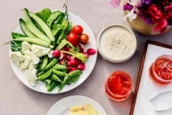 &Tradition Collect Linen SC31 Tagesdecke, 240 X 260 Cm, Powder -Heimstil Angebote Store Elokuu fds1