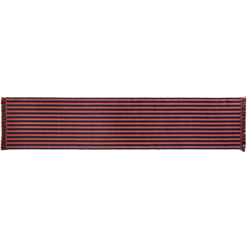 Hay Stripes And Stripes Teppich, 65 X 300 Cm, Navy Cacao 1 Hay Stripes And Stripes Teppich, 65 X 300 Cm, Navy Cacao