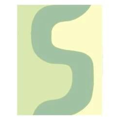 Marimekko Seireeni Baumwollstoff, Hellgrün - Grün - Hellgelb