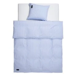 Wall Street Oxford Kopfkissenbezug, Hellblau Gestreift -Heimstil Angebote Store MAGNIBERG WALLSTREET OXFORD STRIPE LIGHT BLUE 025 1