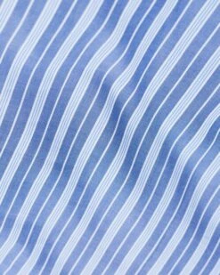 Wall Street Oxford Kopfkissenbezug, Mittelblau Gestreift -Heimstil Angebote Store MAGNIBERG WALLSTREET OXFORD STRIPE MEDIUM BLUE 048