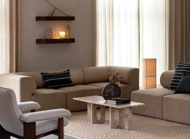 Menu Losaria Kissen, 60 × 40 cm, Indigo – Bild 4