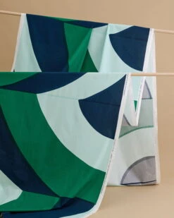 Marimekko Savanni Baumwollgewebe, Schwer, Grün - Dunkelblau - Minzgrün -Heimstil Angebote Store MM 231 Savanni green