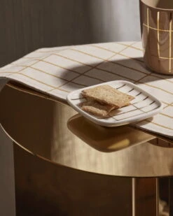 Marimekko Pieni Tiiliskivi Tischset, Leinen - Gold -Heimstil Angebote Store Marimekko Home fw22 0760 hires