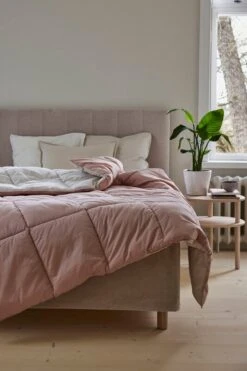 Moona Bettüberwurf Für Doppelbett,260 X 260 cm, Puderrosa - Maul -Heimstil Angebote Store Matri Basic Quilted Moona Front 0207 lr