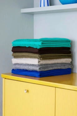 Hay Mono Decke, 130 X 180 cm, Creme-Melange -Heimstil Angebote Store Mono Blanket ultra marine steel grey olive creme melange chocolate aqua green