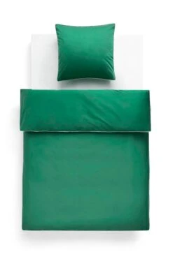 Hay Outline Bettdeckenbezug, Smaragdgrün -Heimstil Angebote Store Outline Duvet Cover 140x200 emerald green Outline Pillow Case 63x60 soft emerald green