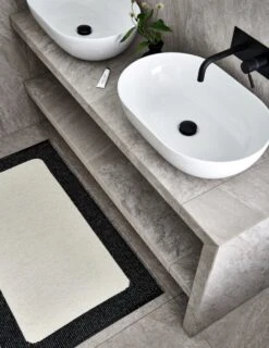 Ilda Teppich, 70 x 120 cm, Schwarz – Vanille -Heimstil Angebote Store Pappelina ilda black 2