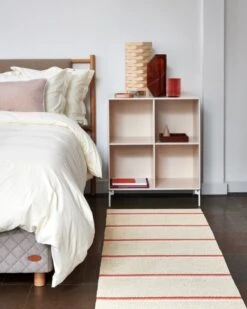 Olle Teppich, 70 X 240 Cm, Ziegelrot - Cremeweiß -Heimstil Angebote Store Pappelina olle brick 2