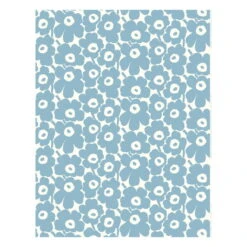 Marimekko Pieni Unikko Stoff, Baumwolle - Finnish Indigo