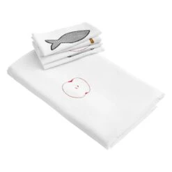 Hay Sobremesa Tischdecke, 140 x 300 cm, Weiß 8 Hay Sobremesa Tischdecke, 140 x 300 cm, Weiß -Heimstil Angebote Store Sobremesa Tablecloth L300 white Sobremesa Napkin Set of 4 white