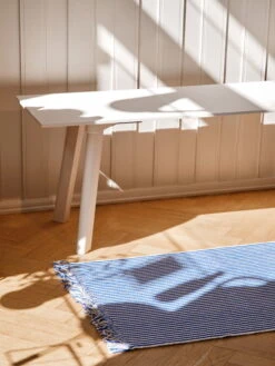 Hay Stripes And Stripes Teppich, 60 X 200 Cm, Bluebell Ripple -Heimstil Angebote Store Stripes and Stripes bluebell ripple CPH Deux 215 Bench pearl white