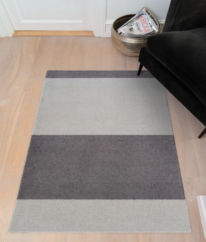 Stripes Matte, 90 x 130 cm, Grau 2 Stripes Matte, 90 x 130 cm, Grau – Bild 2