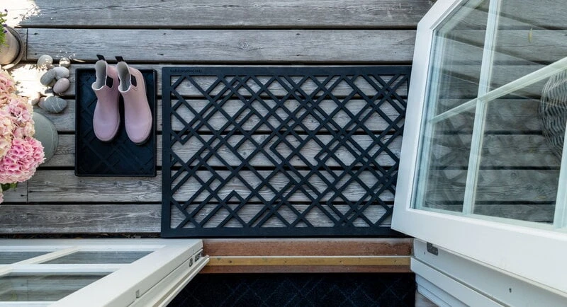 Lines Fußmatte, 60 x 90 cm, Schwarz 6 Lines Fußmatte, 60 x 90 cm, Schwarz – Bild 6