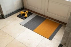 Stripes Matte, 60 x 90 cm, Grau - Gelb -Heimstil Angebote Store TICA Floormat Stripes H 10040 60x90 5710555100401 10