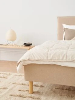 Base Skirt Bettschürze, Stoff Wooly, Sandbeige -Heimstil Angebote Store Unto Rautio Matri 4852 web