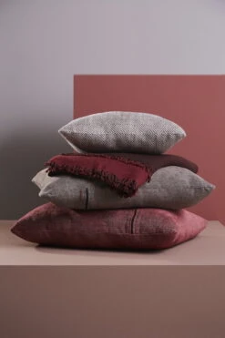 Woud Double Überwurf, Indischrot - Kastanienbraun -Heimstil Angebote Store WOUD Lifestyle 2018 Weave Double 1