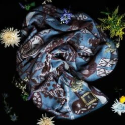 Bees Decke, Blau 7 Bees Decke, Blau -Heimstil Angebote Store bees blanket blue 03 1024x1024