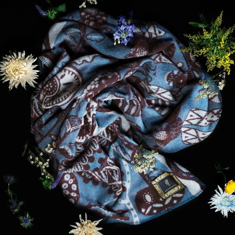 Bees Decke, Blau 4 Bees Decke, Blau – Bild 4