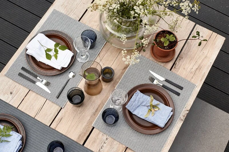 Morning Tischset, 35 X 45 Cm, 4 Stück, Schwarz – Beige 5 Morning Tischset, 35 X 45 Cm, 4 Stück, Schwarz – Beige – Bild 5