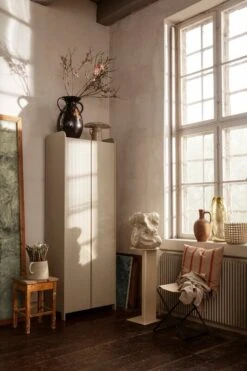 Ferm LIVING Grand Kissen, 50 X 50 Cm, Kamelbraun - Rot -Heimstil Angebote Store fermLIVING SillCupboardTall image 1