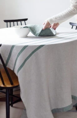 Usva Serviette, Espengrün 7 Usva Serviette, Espengrün -Heimstil Angebote Store lapuan kankurit usva tablecloth linen aspen green