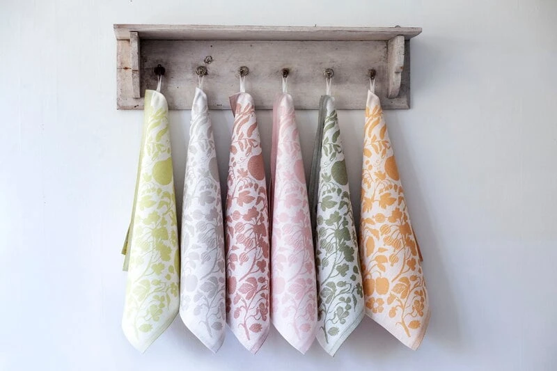 Puutarha Handtuch/Serviette, Weiß - Limettengrün 3 Puutarha Handtuch/Serviette, Weiß - Limettengrün – Bild 3