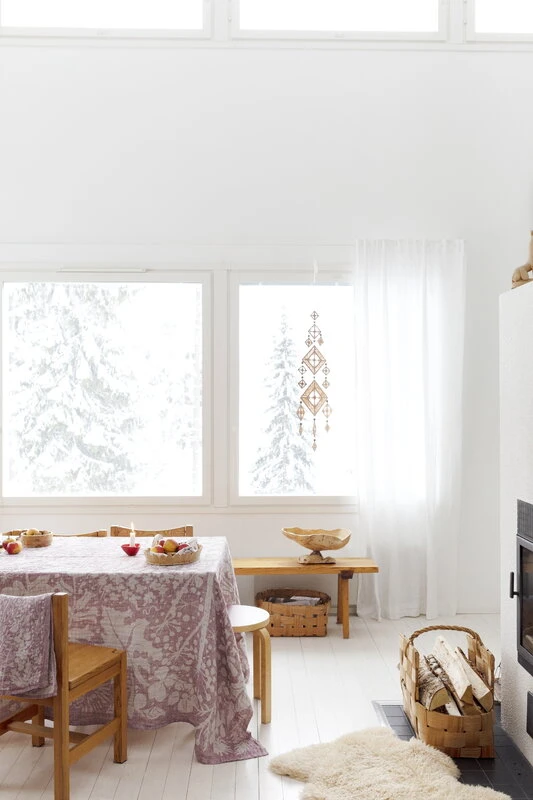 Villiyrtit Tischdecke/Überwurf, 150 X 200 Cm, Leinen - Bordeaux 3 Villiyrtit Tischdecke/Überwurf, 150 X 200 Cm, Leinen - Bordeaux – Bild 3