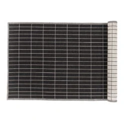 Marimekko Pieni Tiiliskivi Tischläufer, 47 X 150 Cm, Graphitgrau - Beige