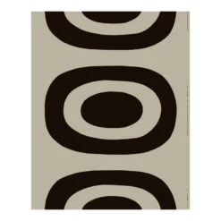 Marimekko Melooni Leinenstoff, Leinen – Graphitgrau